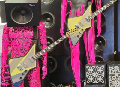 Cream Guitars color-changing E Ink guitars photo