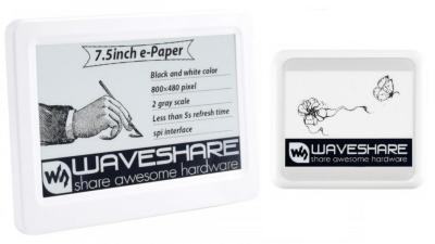 Waveshare 4.2'' and 7.5'' NFC-powered E Ink monitor photo