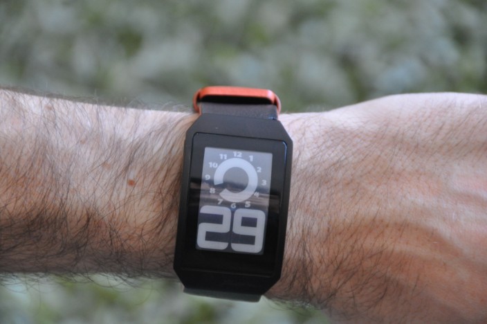 Watch Review: Phosphor E Ink Digital Hour Clock Watch with Black Leather  Band | GearDiary